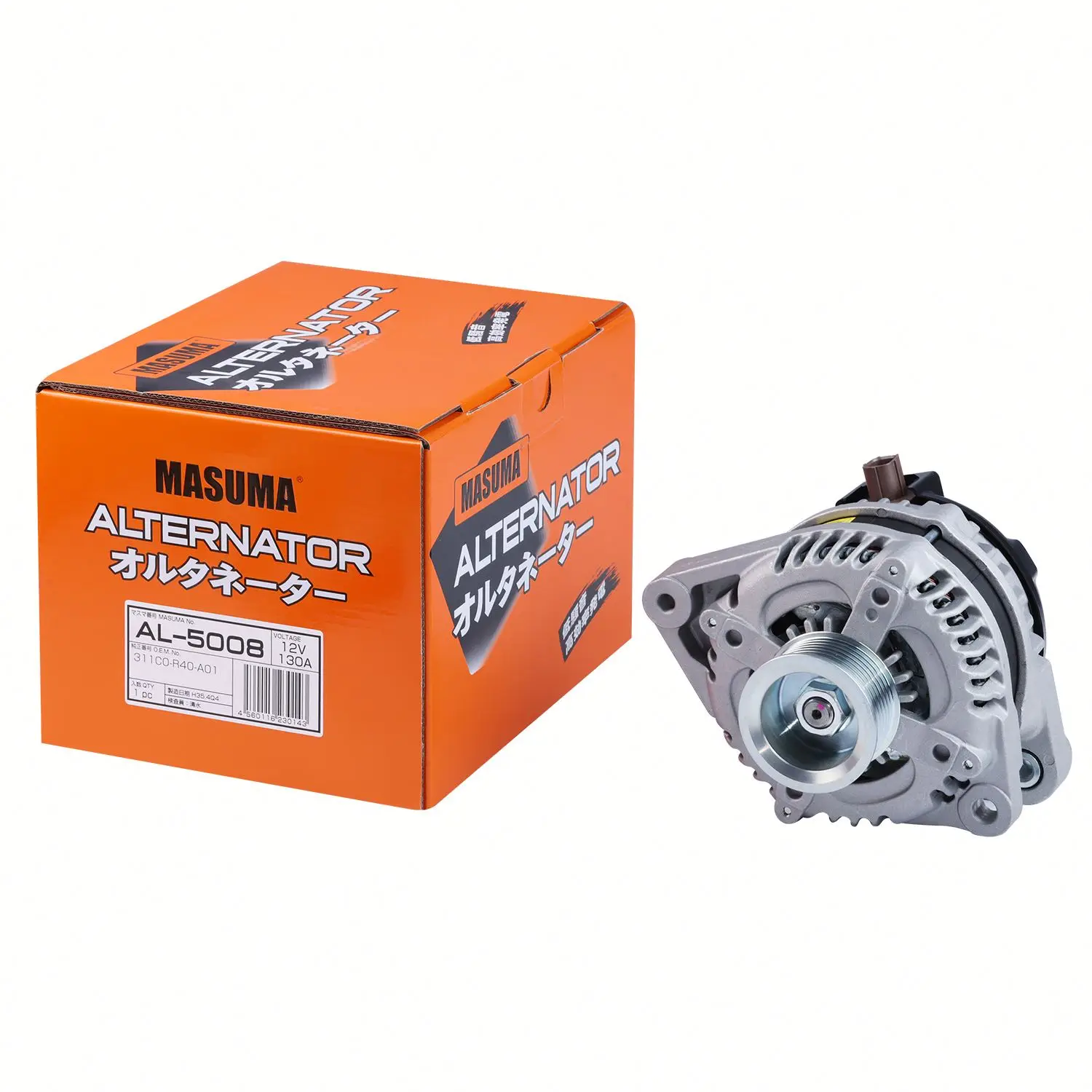 AL-5008 MASUMA Pickup Truck Alternator Assembly Low Noise Charging System Parts Wholesale Factory Bulk for ACURA