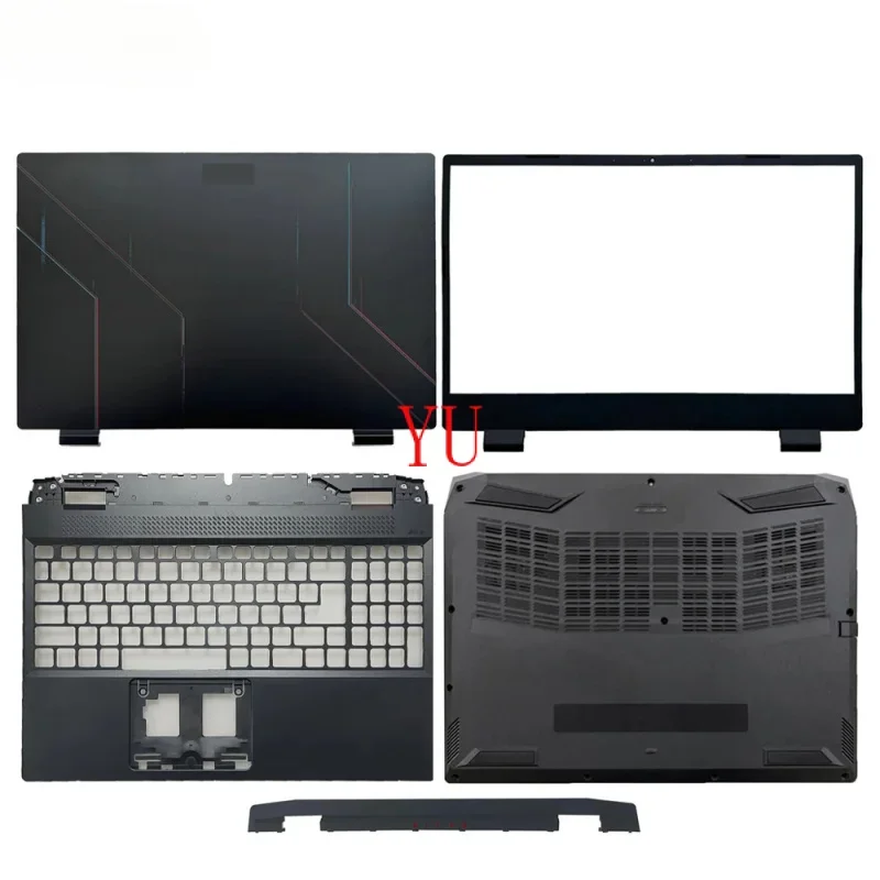 For Acer AN515-58 AN515-58-51R3 Screen Back case Front Bezel frame Palm Rest upper Lower bottom shell hinge cover