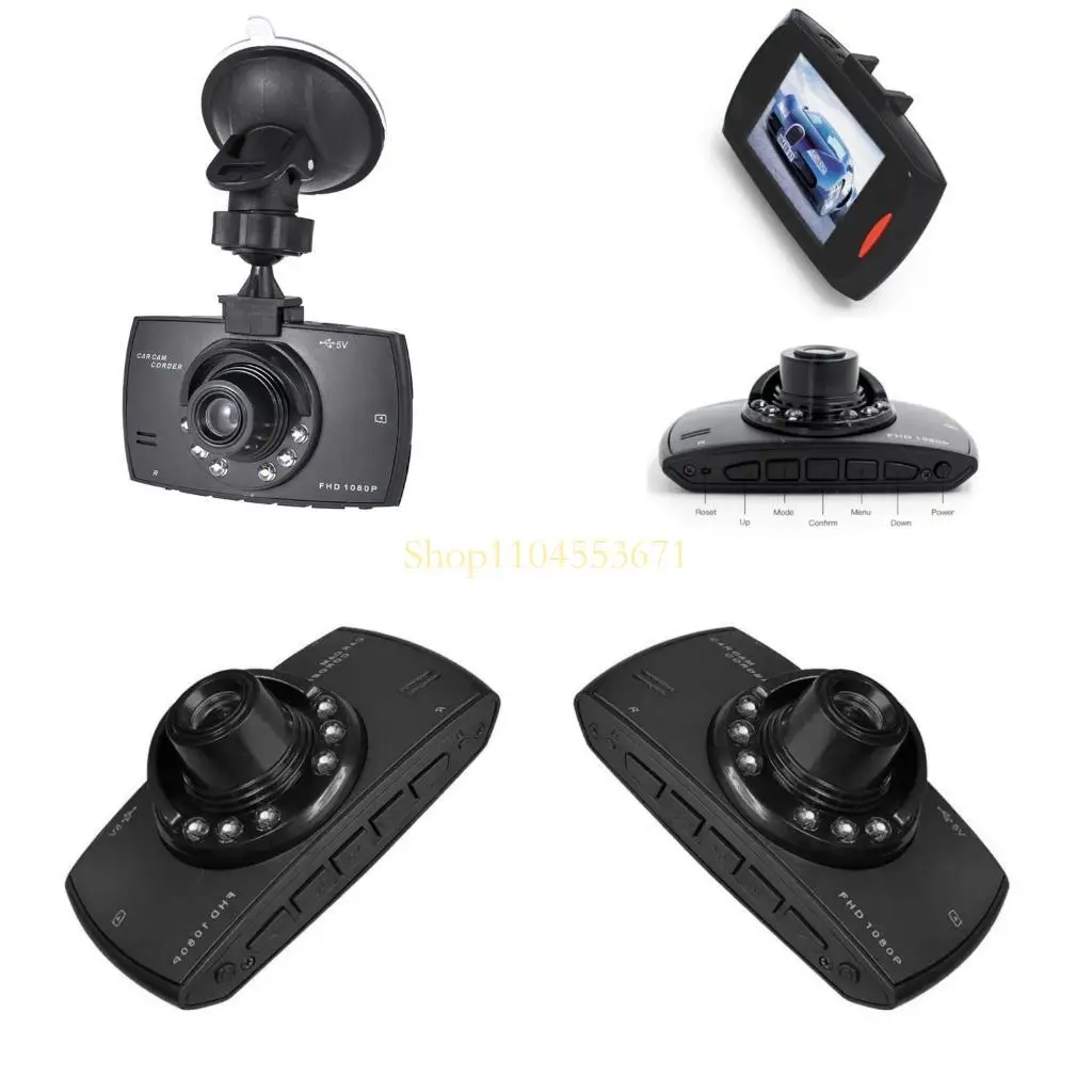 Best Seller 1080P Night Sights Car DashCam With Infrare Technology And 360 Degree Adjustable Security Car Vehicle Dashcams
