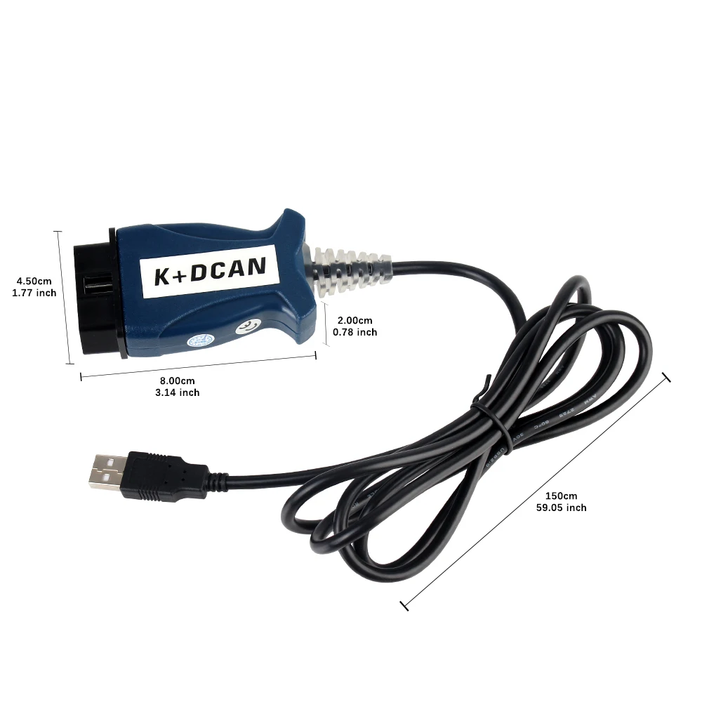 K+CAN FTDI FT232 Chip with Switch OBD2 Scanner INPA Cable for BMW E Chassis E46 E60 E87 MINI R50 Car Diagnostic Tools