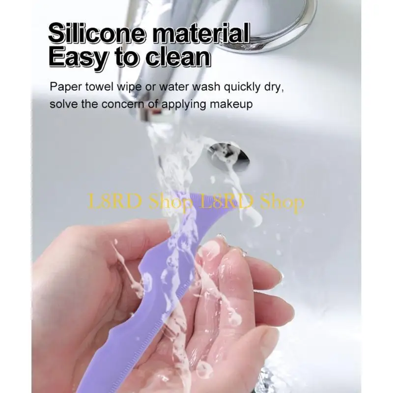 Stencil in silicone L8rd Rossetto Marscara indossando Aiuti Wing Tips Face Cream Mask Eye Makeup Strumento