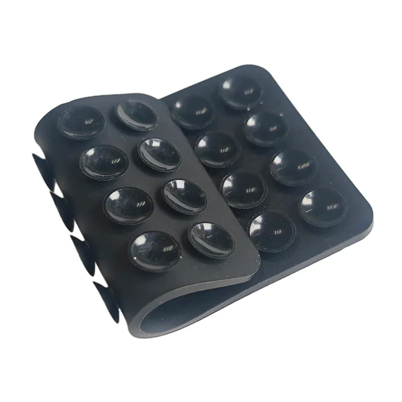 1Pc Silicone Suction Pad Double Sided For Mobile Phone Fixture Suction Cup Backed Adhesive Silicone Rubber Sucker Pad For Fixing