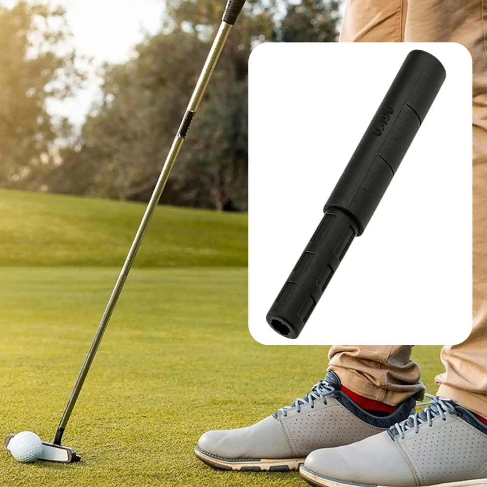 Lightweight Golf Club Shaft Extension Easy Install Extension Stick for Sport Golf Accessory and Training