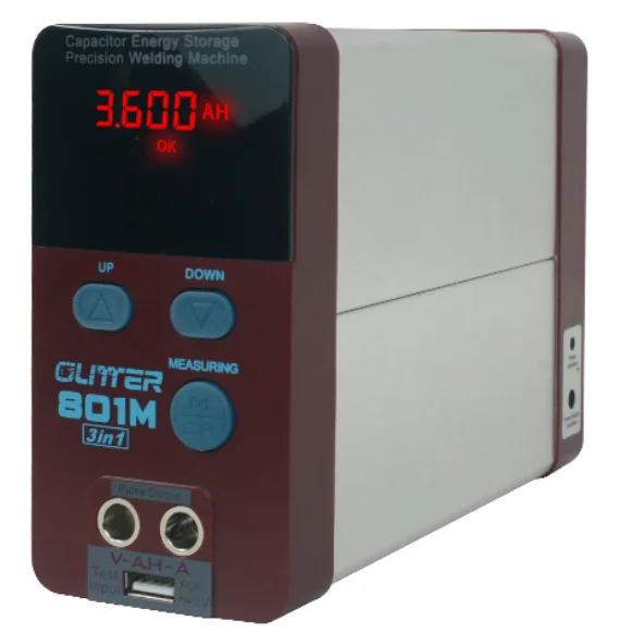 GLITTER 801M 11,6KW Punktschweißgerät mit 70BN-Schweißstift für 18650 21700 26650 32650 Batterie kann die Batteriekapazität des Schweißgeräts testen