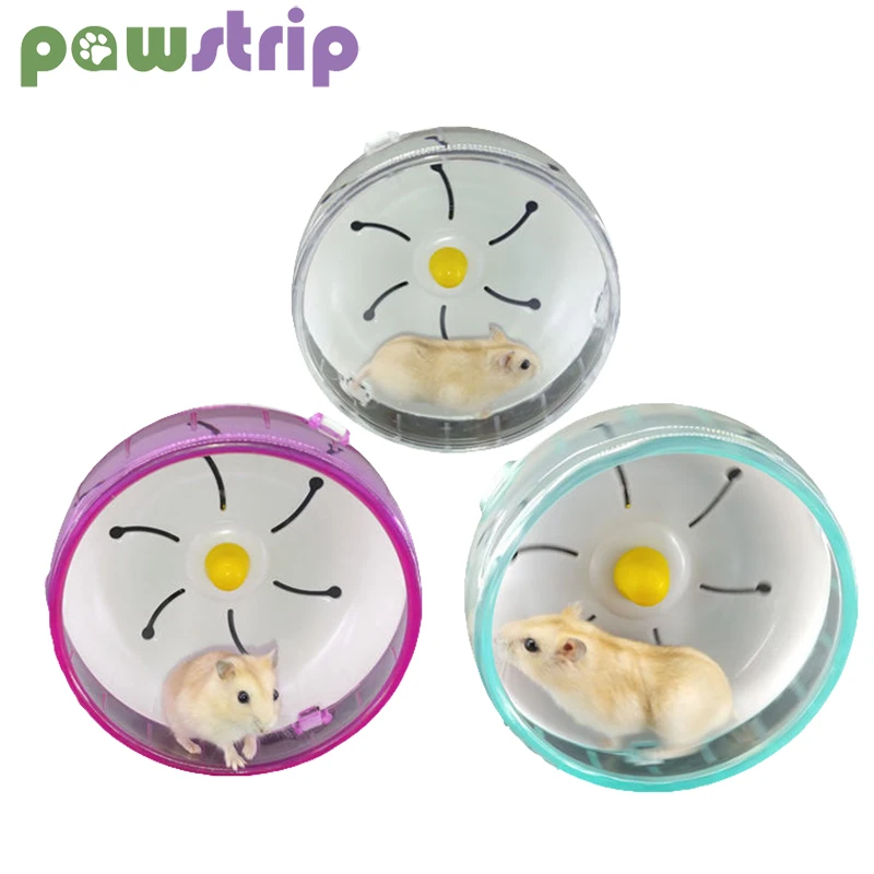 

4 Size Hamster Running Disc Toy Silent Small Pet Rotatory Jogging Wheel Small Pets Sports Wheel Toys Hamster Cage Accessories