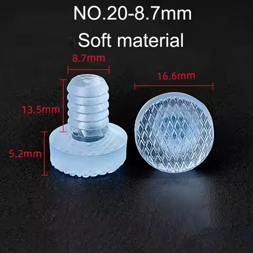 10/20pcs Round PVC Furniture Foot Nail Rubber Glide Nail Office Table Chair Leg Floor Protector Round Sliding Disc Noise Killer - Image 13