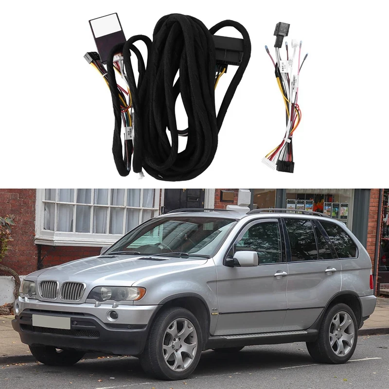 Car 16Pin 6-Meter Extended Wiring Harness Cable With Canbus For-BMW E39(01-04)/E53(01-05) Install Android Stereo Player