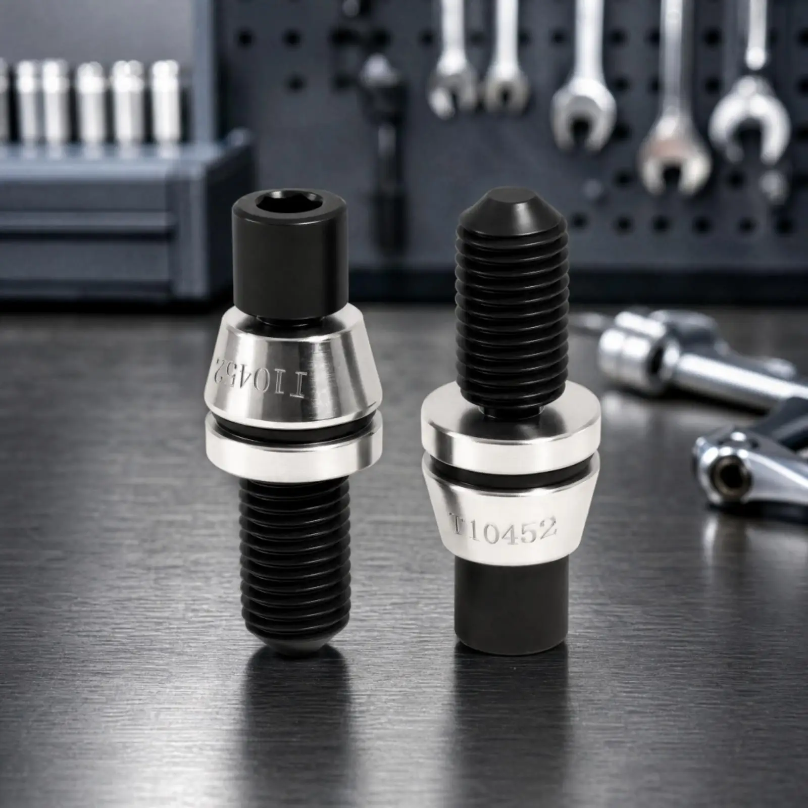 Precision Subframe Locating Pin 12x1.5 Threaded Hex Socket Tool for Car Frame Alignment During Repair Work