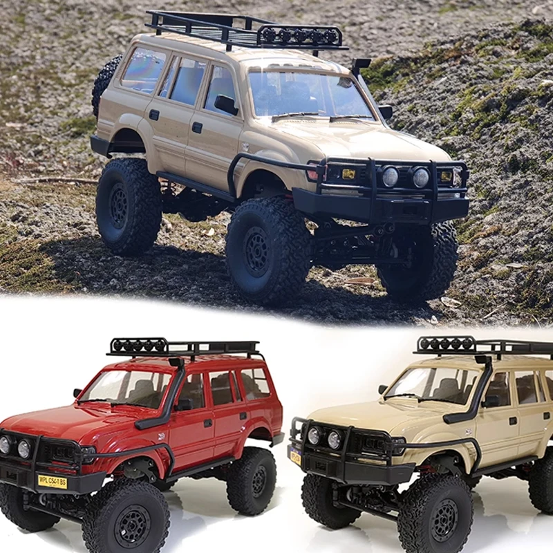 Lc80 Crawler Full Scale 260 Motor Off-road Climbing Vehicle Rc Car Compatible For Wpl C54 Land Cruiser 4wd