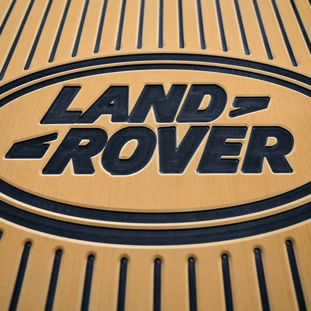 

STLF KT GuoMei Customized Teak and Black Boat Marine Foam Mat Decking Kit Double Layer Waterproof CNC Cutting Made From EVA Mate