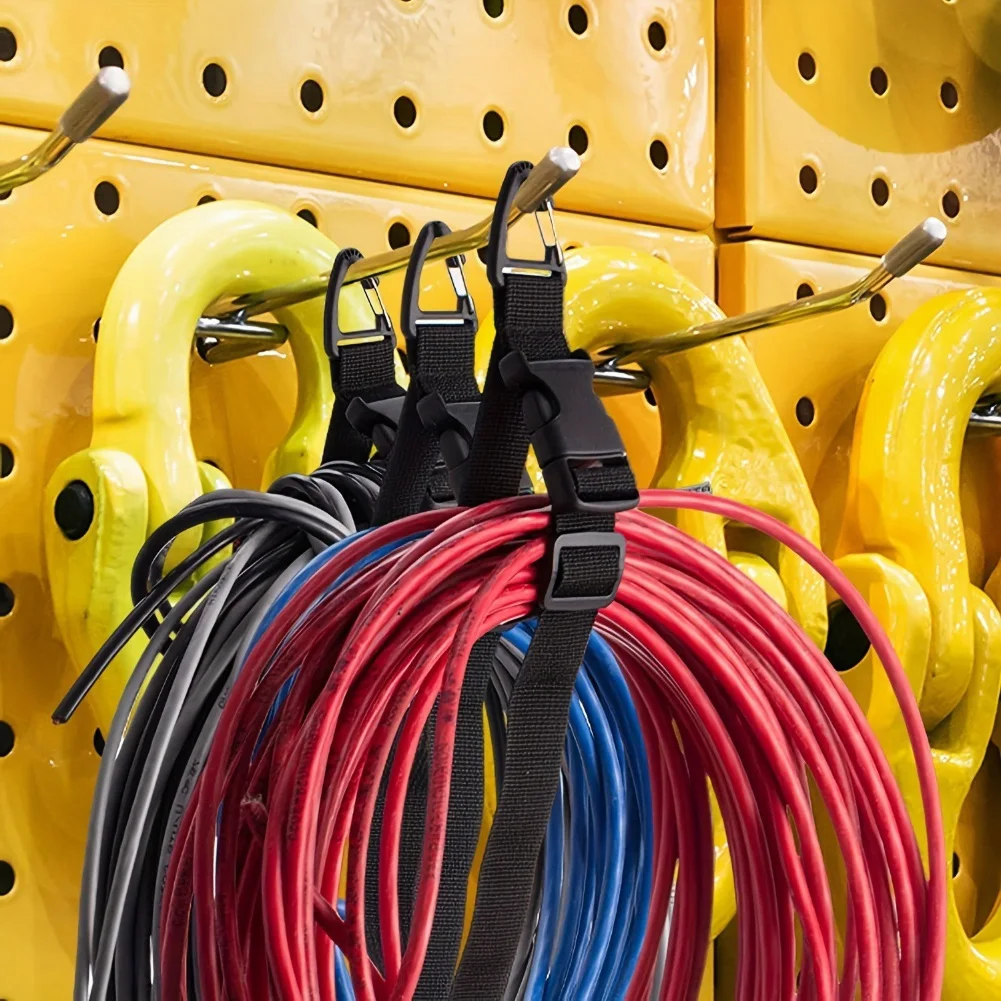 Space Saving Vertical Cable Storage Tape System for Organizing Extension Cords Strips and Hoses Nylon Material 120cm