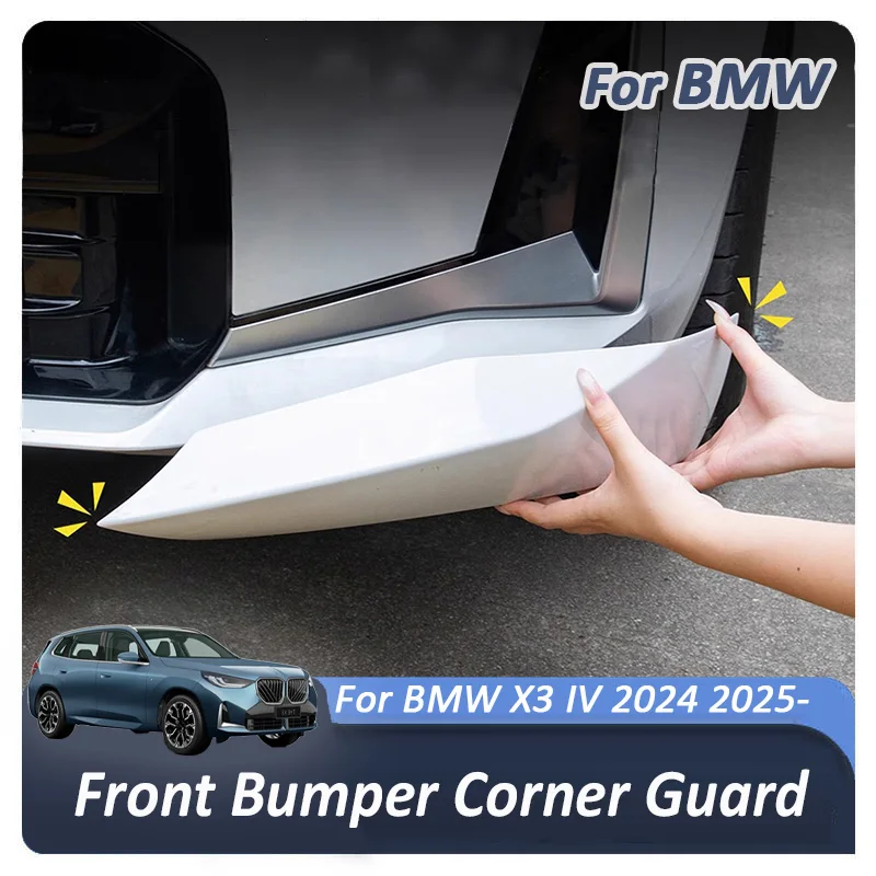 

Для BMW X3 2024 2025 2026 Защитная угловая пленка на передний бампер, декоративная полоса для предотвращения столкновений, аксессуары для внешней модификации