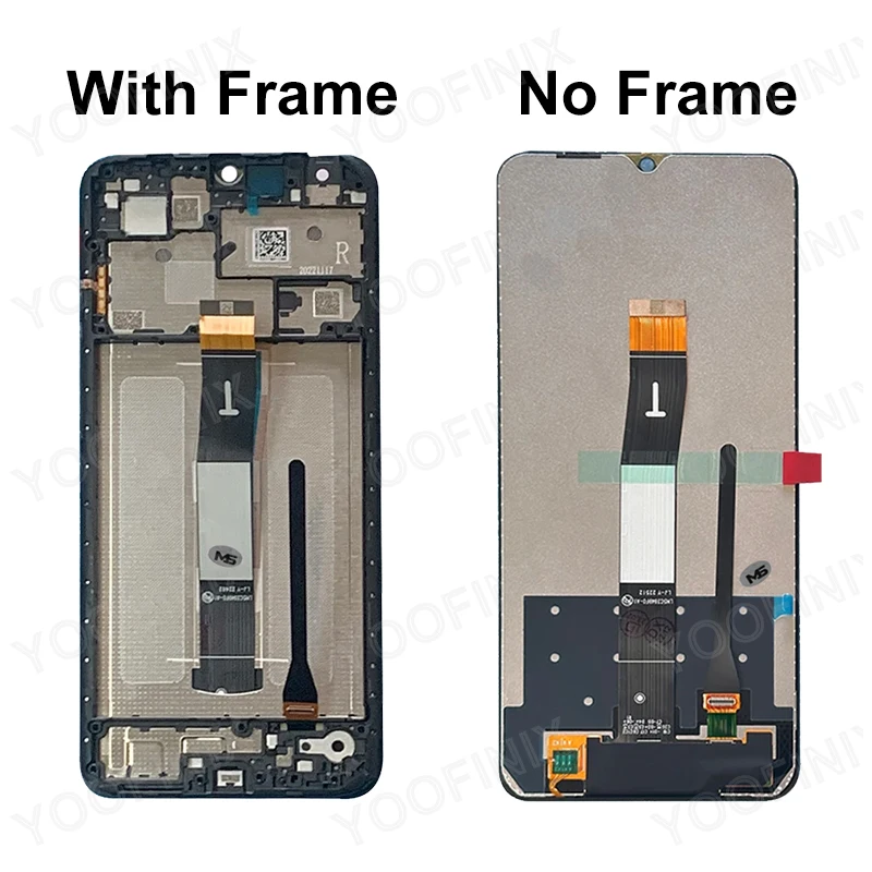 For Xiaomi Redmi 12C LCD 22120RN86G Display Touch Screen Digitizer Assembly For Poco C55 LCD 22127PC95I Replacement Parts