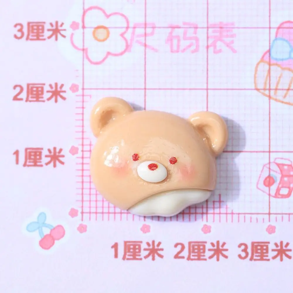 Colorido Resina Pão Encantos para Fazer Jóias, Flatback Scrapbooking, Slime Encantos, Enfeites Coloridos, Crianças Brinquedo, Novo, 20Pcs