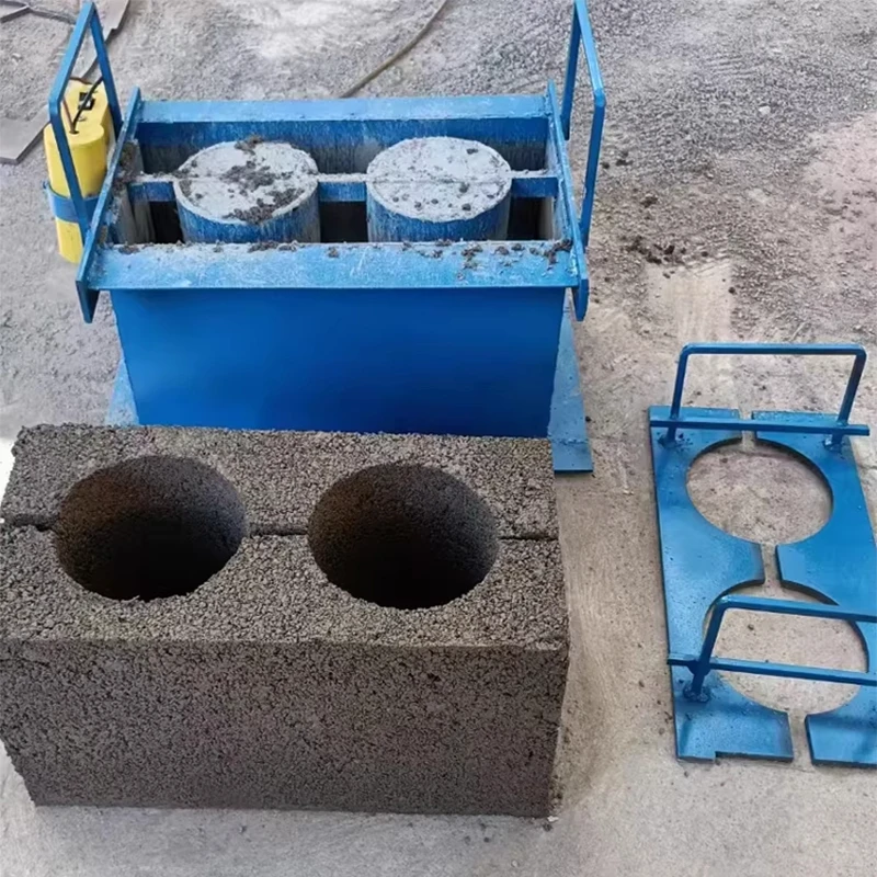 Compact Brick Making Machine Mobile Cement Brick Machine (Suitable for Cement and Concrete Blocks) Compact Portable Concrete Blo