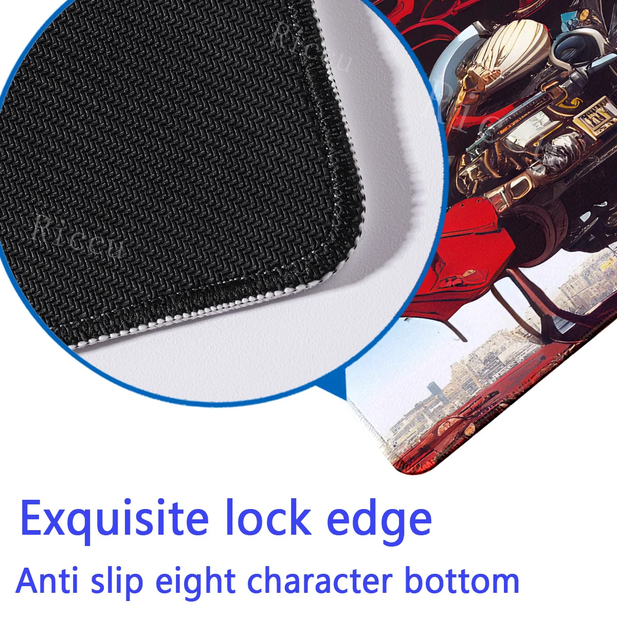 XXL ماوس الوسادة أنيمي أكيرا لوحة ماوس للألعاب كبيرة ماوس الوسادة لوحة المفاتيح حصيرة مكتبية السجاد لعبة المطاط الطبيعي عدم الانزلاق teclado ماوس حصيرة #6