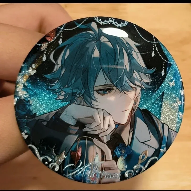 

Fashion Genshin Impact Fans Works Kaveh Alhaitham Laser Pin Badge Cosplay Accessories for Clothes Backpack Decor Brooch Gift