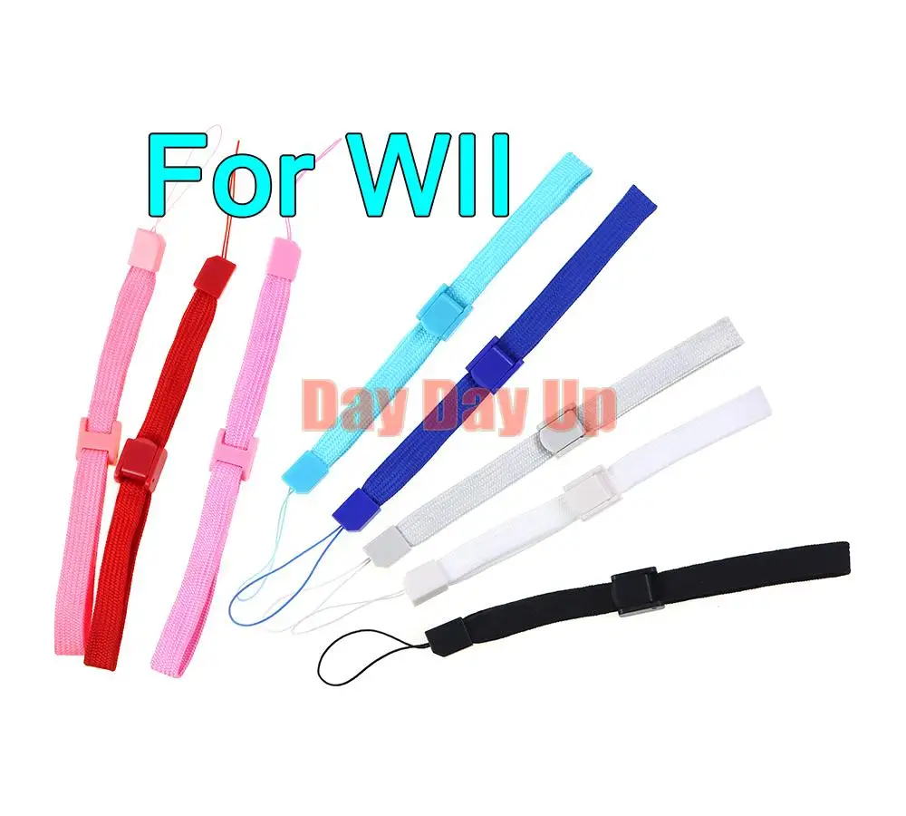 2 Chiếc Cho WII Có Thể Điều Chỉnh Dây Đeo Cổ Tay Cho PS3 Di Chuyển Chuyển Động Điều Hướng Điều Khiển Điện Thoại Cho Wii PSV 3DS Mới 3DSLL