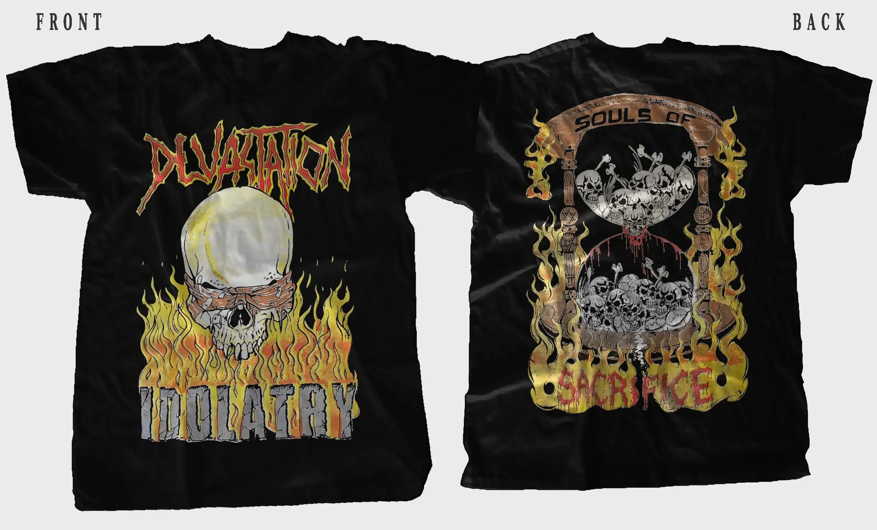 New D T G Printed T-Shirt - Devastation - Idolatry - Size- S,M,L,Xl,2-3-4-5-6-7Xl