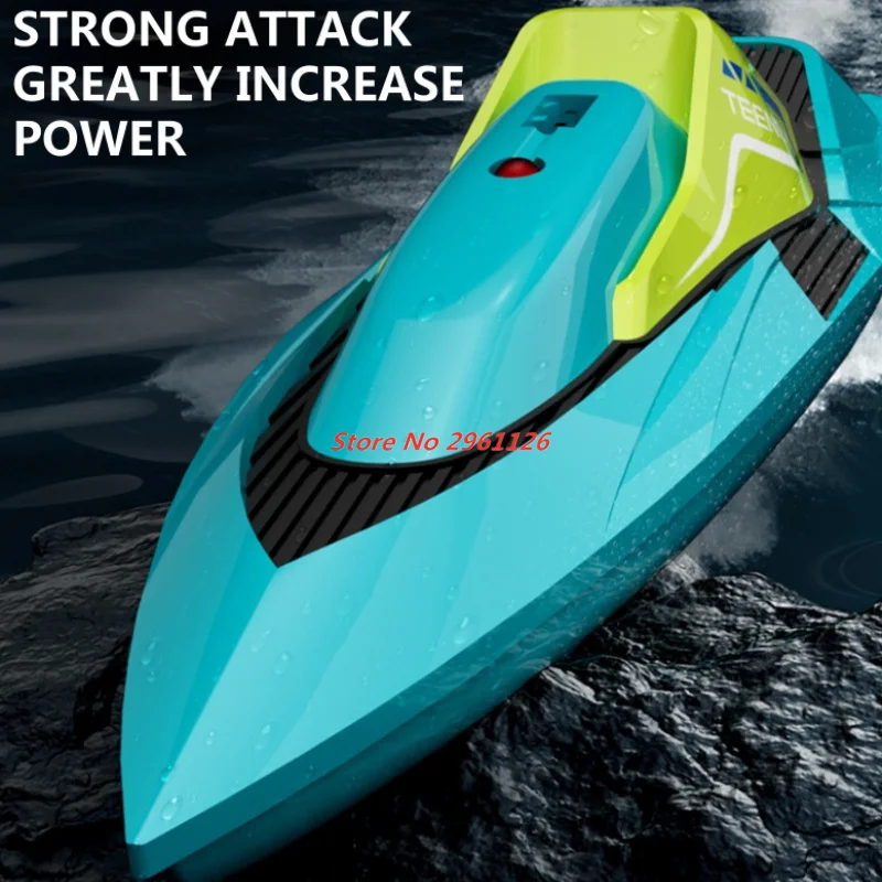 2.4G RC Boat Waterproof Dual Motor High Speed Racing Speedboat Model Electric Remote Control Outdoor Boat Summer Water Paly Toys