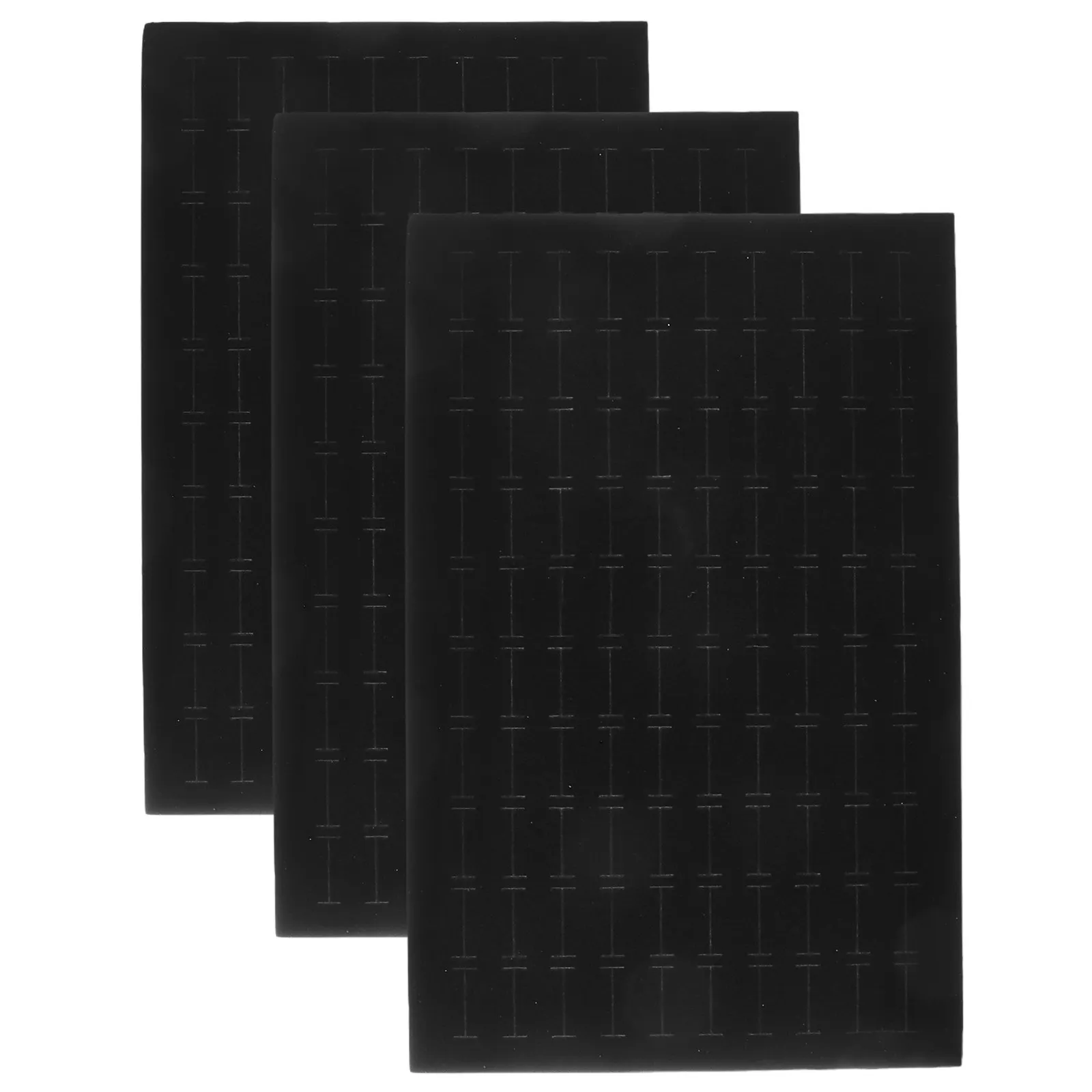 

3Pcs Jewelry Sponge Insert Display Pads Adjustable Slots Tray Earring Ring Storage Organizer Mat Jewelry Sponge Insert Holder