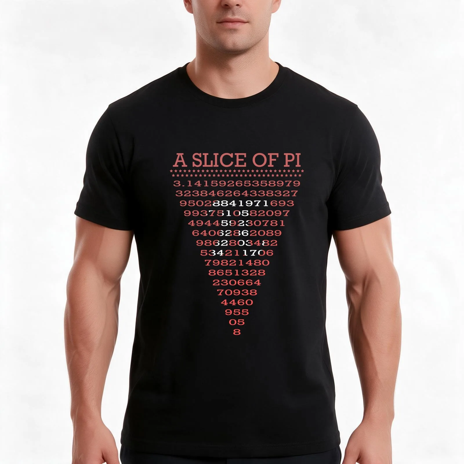 A Slice of Pi T-Shirt Summer Casual Cotton Tee Oversized Streetwear Tops Vintage Graphic Print Loose Fit Short Sleeve