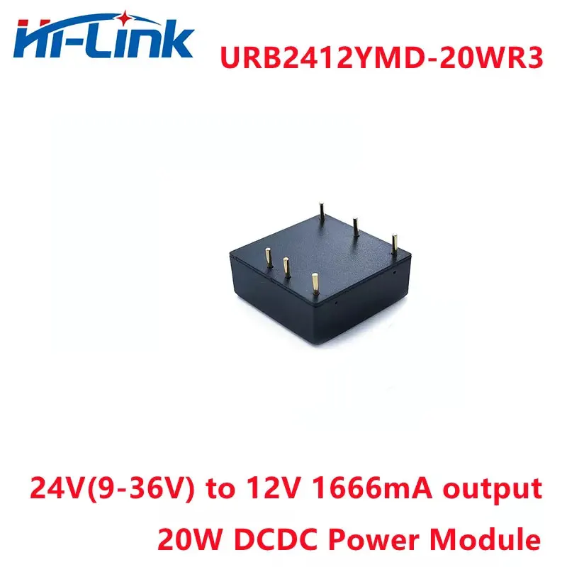 1 Uds envío gratis HLK-URB2412YMD-20WR3 módulo convertidor de DC-DC Hi-Link 9-36V a 12V 1666mA salida 24v ac a 12v dc convertidor