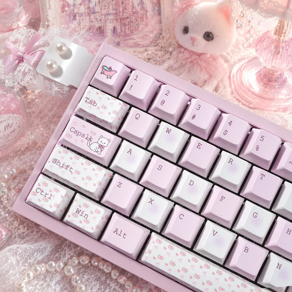 Cool Jazz PBT+PC Material Cherry Profile Keycaps Suitable for MX Switches Mechanical Mechanical Keyboards