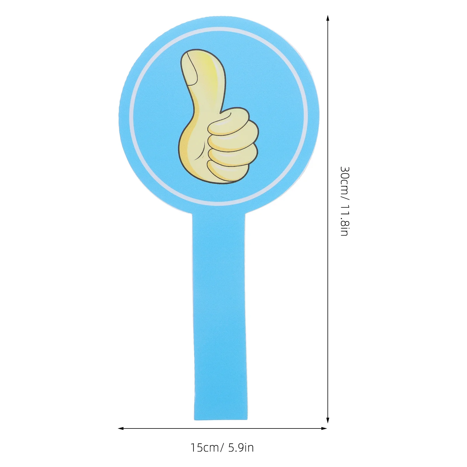 4Pcs Flexible Voting Paddle Smooth Edges Excellent Texture Classroom Judging Board Portable Reusable Game Accessory