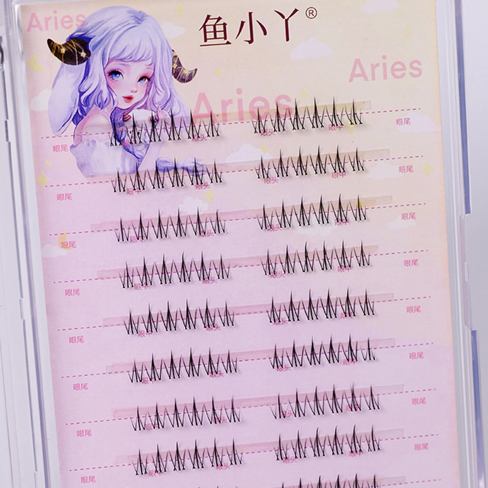 つけまつげ DIY ナチュラル下まつげクラスターソフトマンガボトムクラスターまつげ快適な一日中着用メイクアップツール