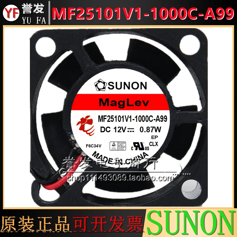 NEW ORIGINAL MF25101V1-1000C-A99 12V 0.87W 2510 25x25x10mm COOLING FAN RADIATOR