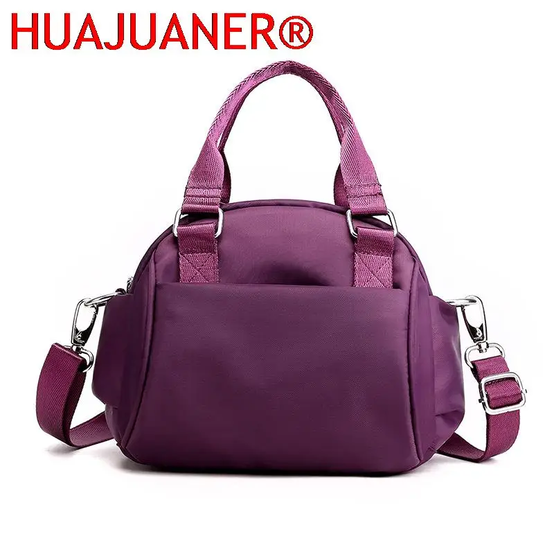 

Crossbody bags for women shoulder bag solid color nylon cloth portable women's messenger bags handbag yoga bag travel bag