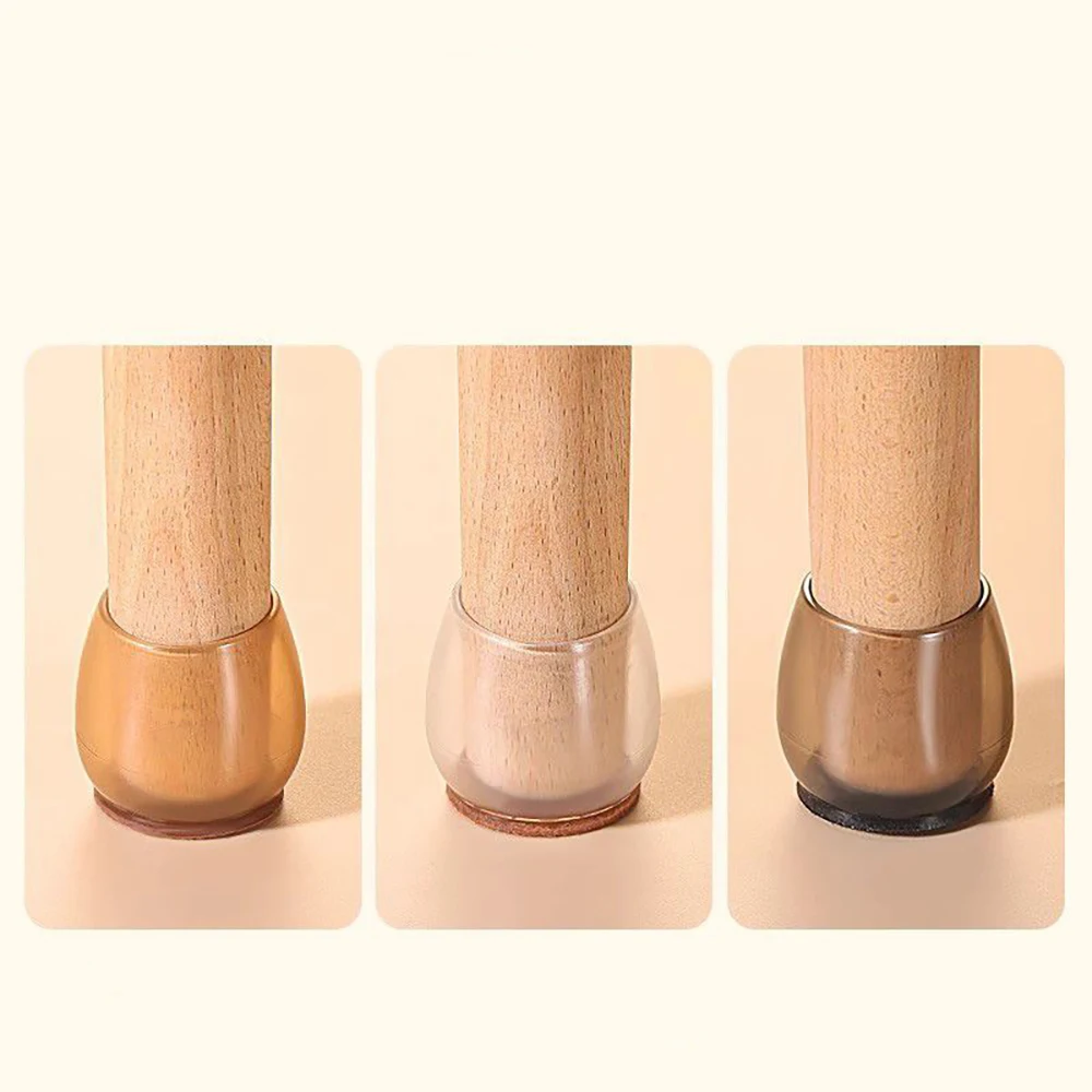 8-32Pcs Silicone Protective Cover Table Chair Leg Guards Pads Floor Protectors Furniture Foot Covers Anti Slip&Noise Reduction
