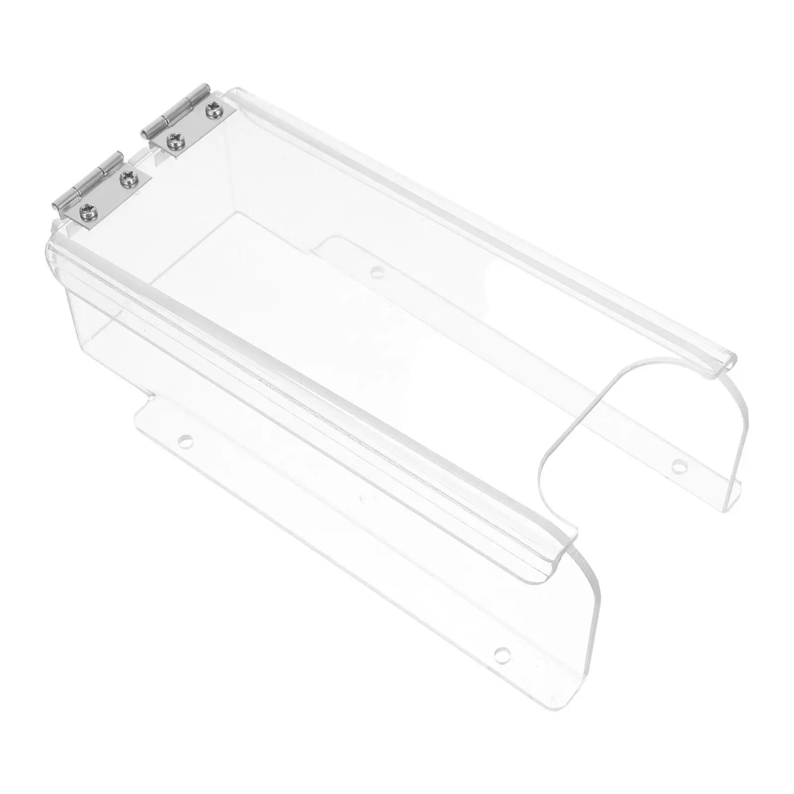 Clear Outdoor Doorbell Cover Waterproof Flip Protective Case Electronic Lock Rain Shield Plastic Keypad Access Control Enclosure