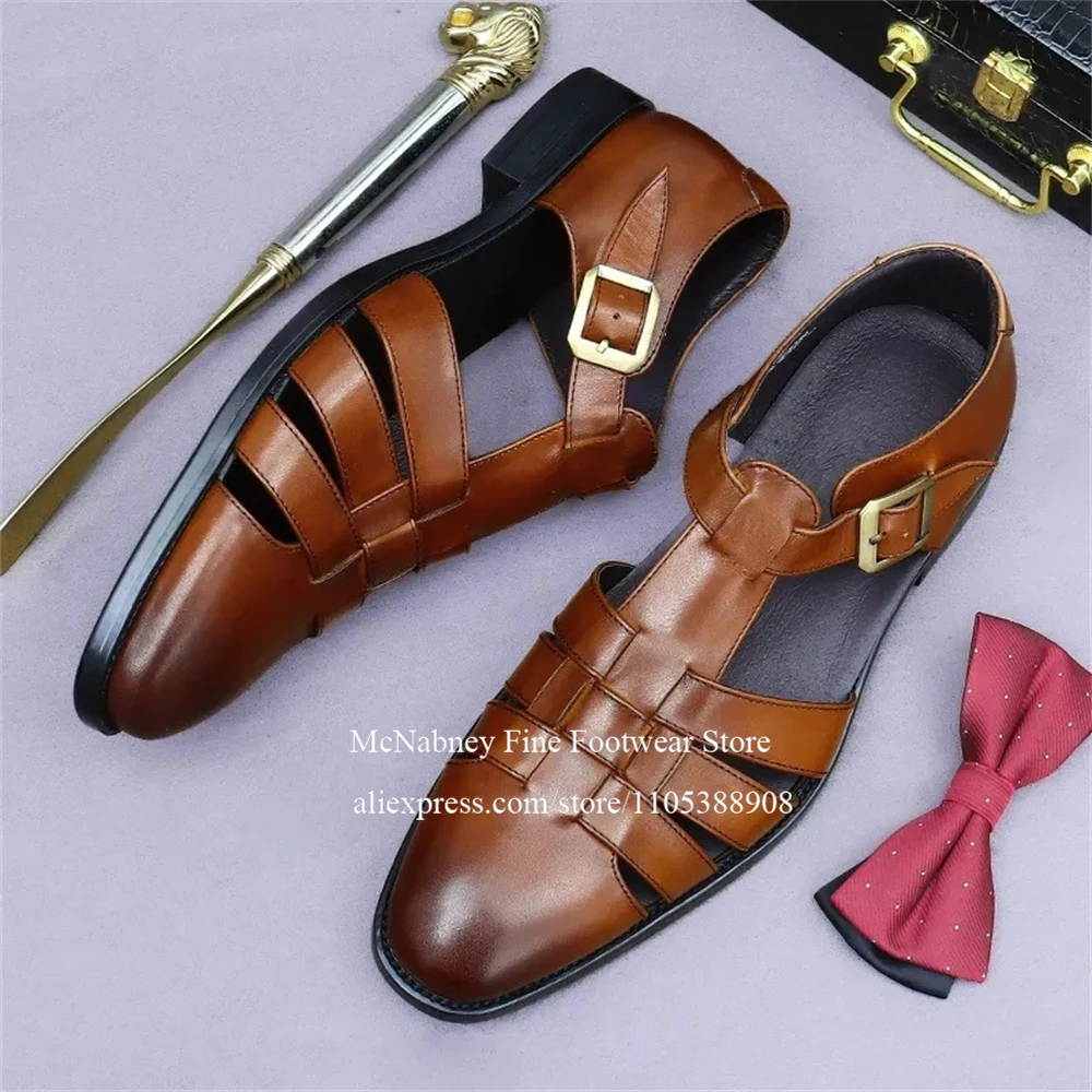 รองเท้าแตะหนังผู้ชายแบบคลาสสิก - Leather Classic Strap บทวิจารณ์และราคา