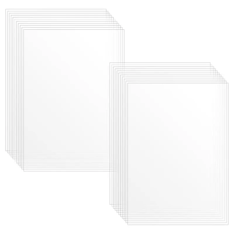 

【НА РУСТЯВОЛОСТЫ】Для поделок, 60 шт. прозрачных ацетатных листов, пластиковые листы для творчества, для открыток, фотоальбомов, фоторамок