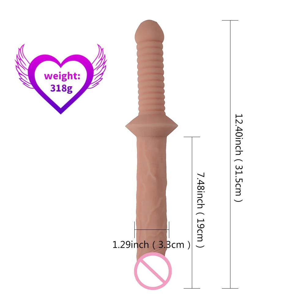 12.4 Inch Long Double Ended Dildo Realistic Penis Butt Anal Plug Adult 18 Female Sexy Sex Toys for Woman Lesbian Couples Sexshop