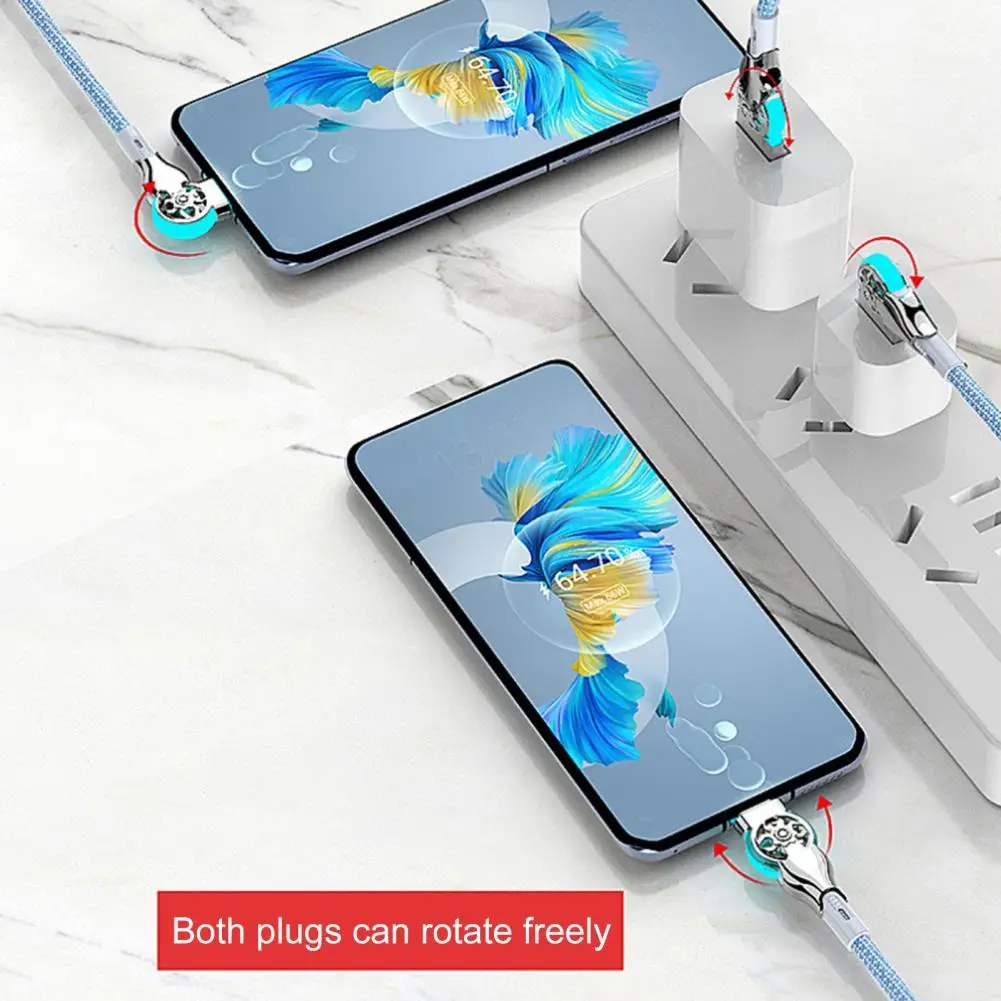 dual-elbow-usb-c-cable-for-samsung-xiaomi-180-degree-angled-3a-fast-charging-data-sync-data-cord-nylon-braided-charging-cord