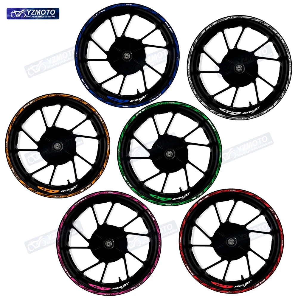 

Для Honda CB600F CB 600 F мотоциклетная гоночная передняя и задняя ступица колеса 17-дюймовая наклейка водостойкий обод светоотражающая наклейка наклейки
