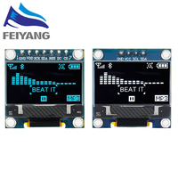 4pin 7pin SSD1306 White/Blue/Yellow Blue color 0.96 inch 128X64  OLED Display Module For Arduino 0.96\