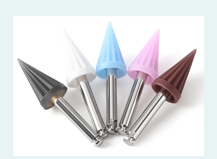 100 Stück AZDENT Dental Prophy Cups aus Silikonkautschuk, konische Polierprophy-Cups, schirmförmig, weich und hart, für Winkelstücke – Detail 8