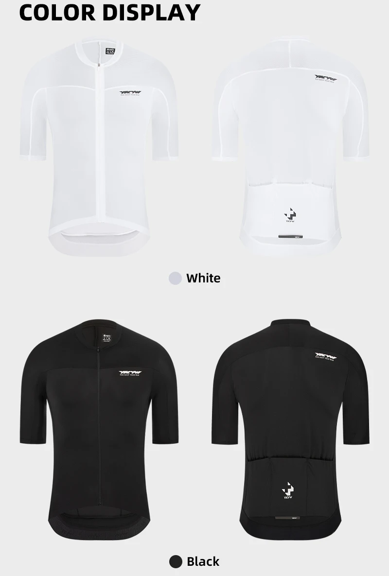 YKYWBIKE 2026 Pro Herren Kurzarm-Radtrikot Sommer Atmungsaktiv Schnelltrocknend UPF50+ Top MTB Rennrad Ciclismo Maillot – Detail 15