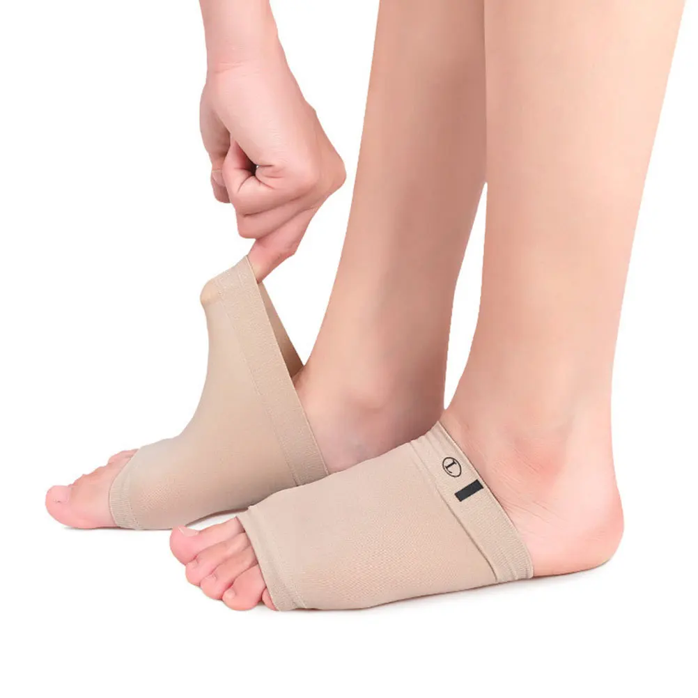 

1Pair Premium Arch Support Socks Supple Sebs Polyamide Spandex Unisex Pain Relief Sports Office Lounging Flatfoot Support Socks