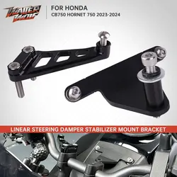 2024 For Honda CB750 Hornet 750 2023 Linear Steering Dampers Stabilize Fixed Bracket Reverse Safety Control Mount Holder Kit