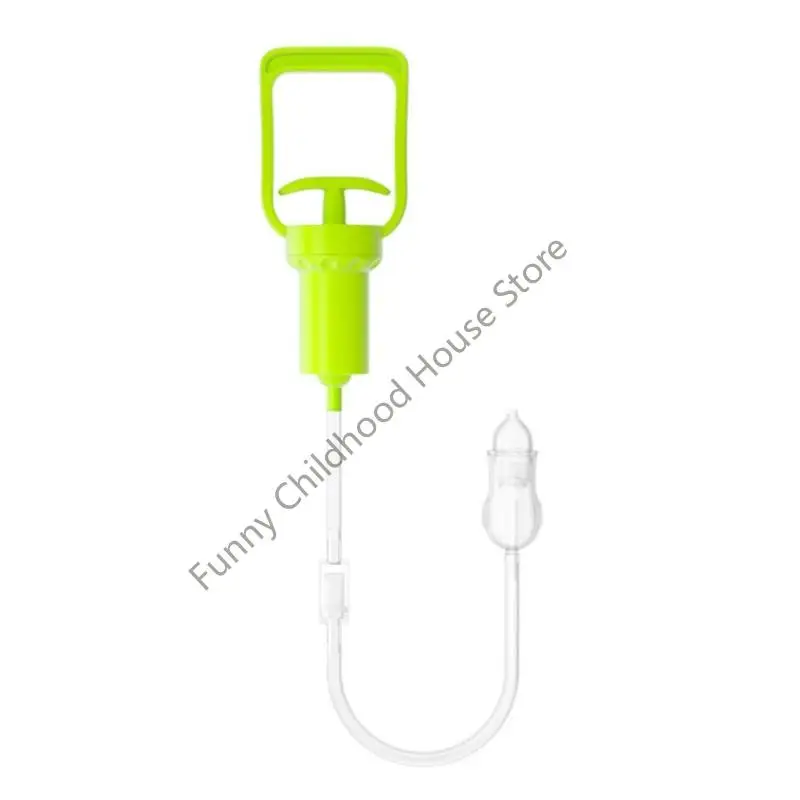 

D0LA Gentle Baby Nasal Aspirator Manual Control Anti Backflow Valves Soft Silicone Nozzle