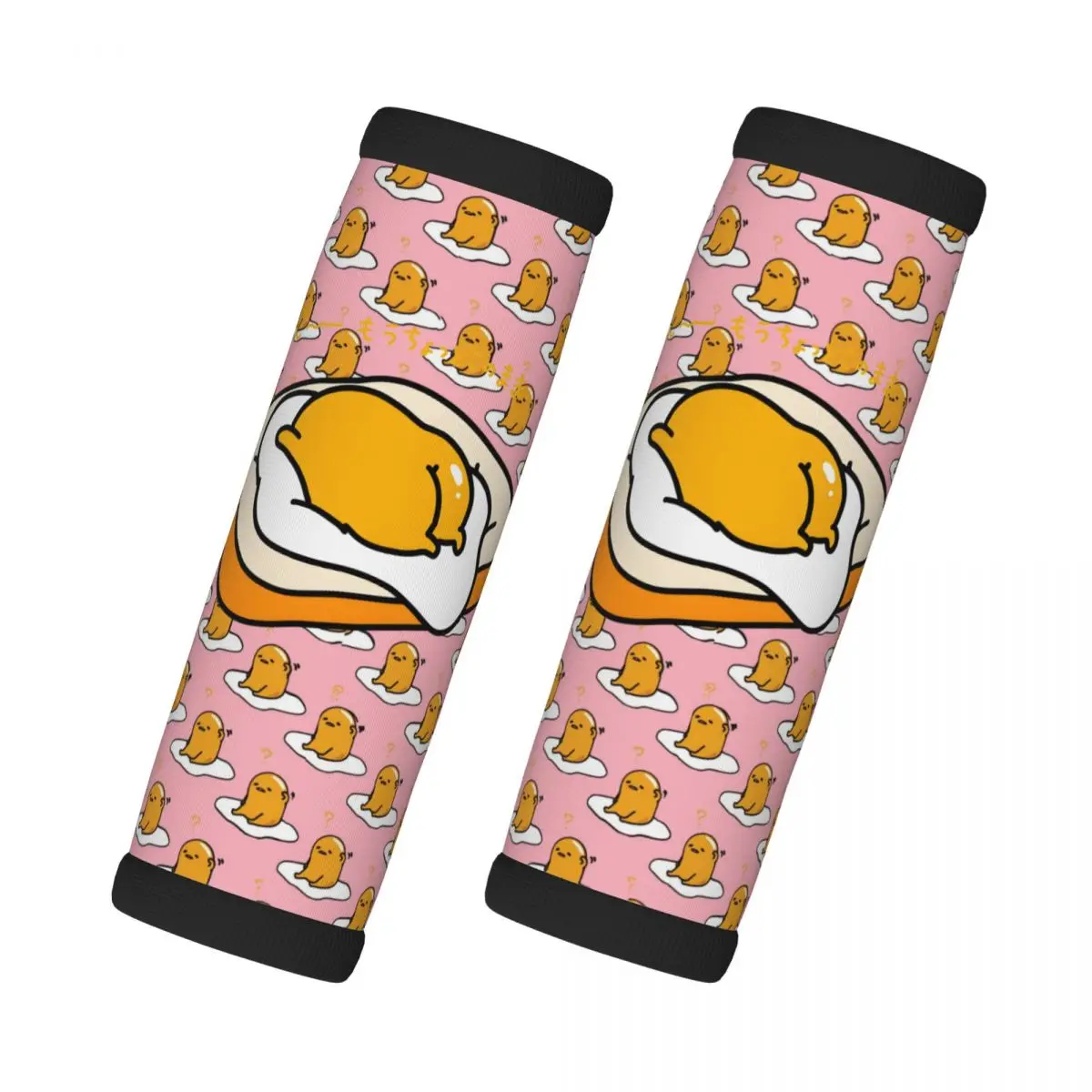 

Пользовательские аниме Gudetama мультфильм 2 шт. обертка для ручки багажа для дверных ручек чемоданов дорожные аксессуары
