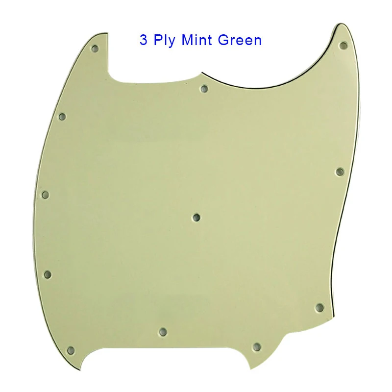 Xin Yue Custom Parts für FD Mustang Blank mit 12 Schrauben Gitarren-Schlagbrett Beste Qualität Guitarra Scratch Plate Mehrfarbige Optionen
