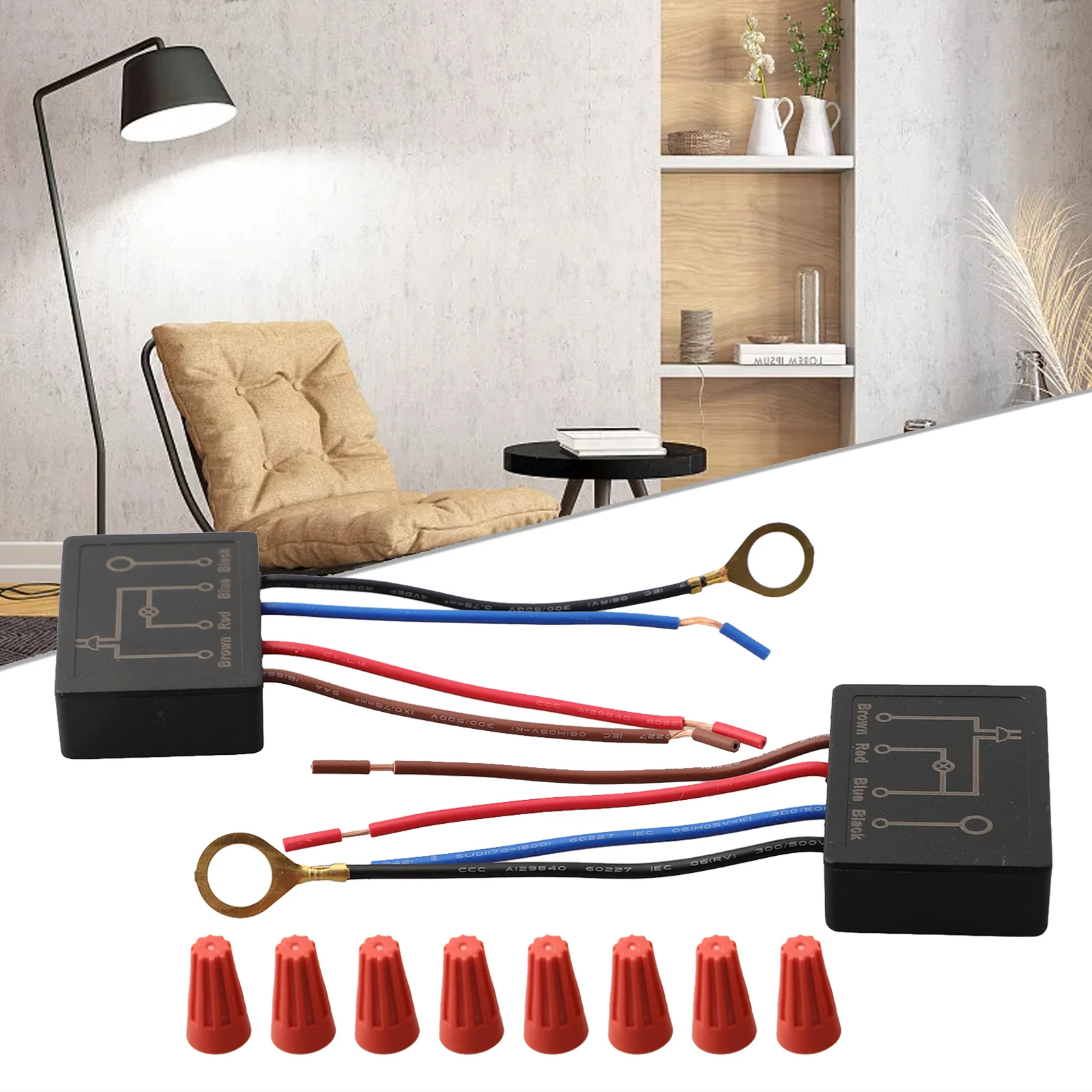 3 Way Touch Dimmer Switch Replacement Kit 2 Pack Sensor Module for Table Lamps Effortless Brightness Control and Easy Operation