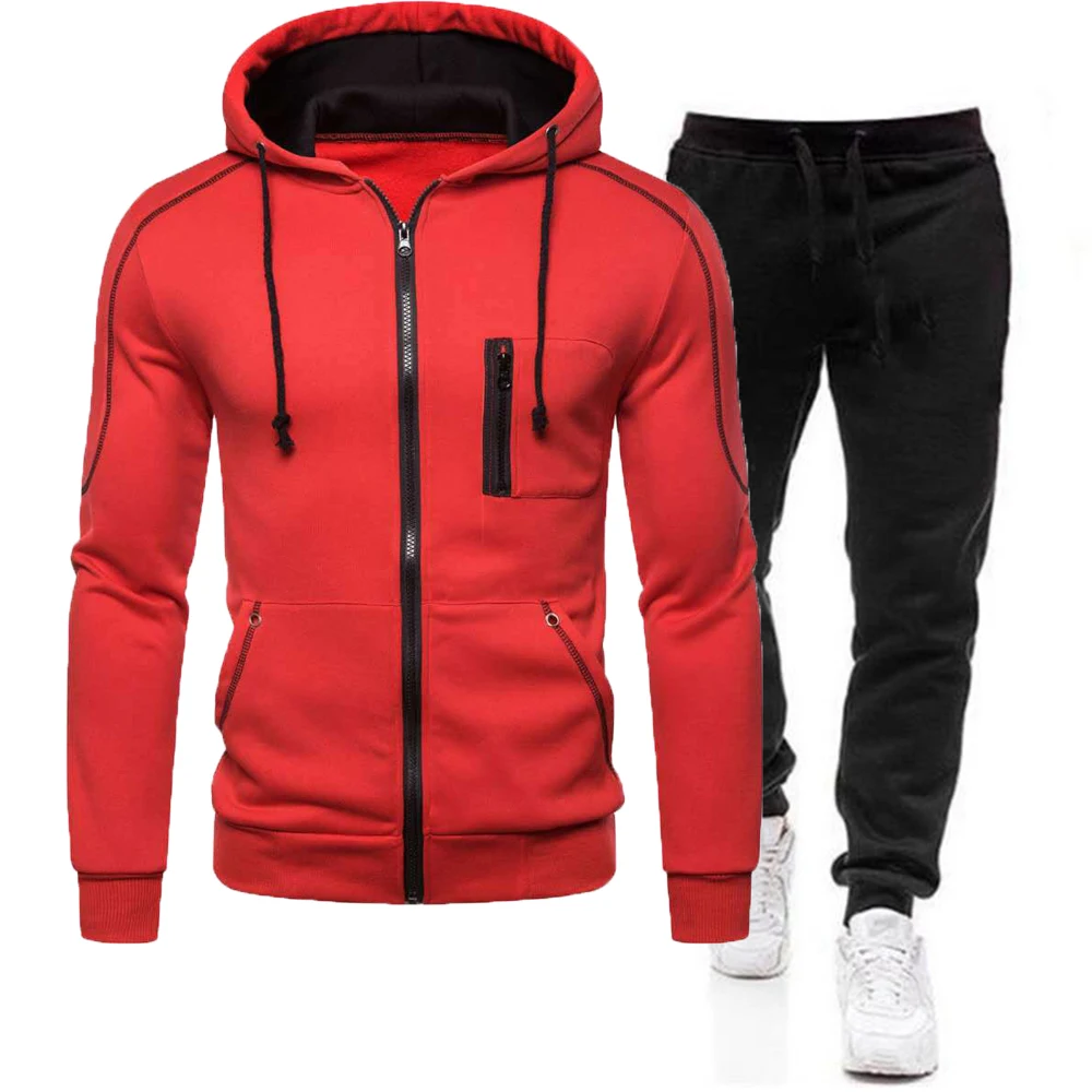 FJYouth-Pull imbibé pour homme, 2 pièces, loisirs, course à pied, sport, printemps, automne, nouveau, 2023