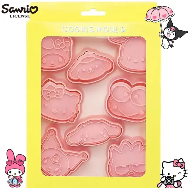 סט חותכני עוגיות בהשראת Hello Kitty לחיסכון בזמן